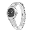 Patek Philippe Nautilus Quartz 33mm Black Dial Stainless Steel Watch 3900/1 Box and Papers