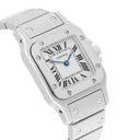 Cartier Santos Galbée Silver Dial Small Steel Ladies Watch W20056D6/1565
