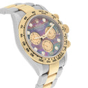 Rolex Daytona Steel/Yellow Gold Watch Tahitian MOP Diamond Dial 116503 Box+Card