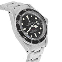 Rolex 40mm 'Red Submariner' 1680 Stainless Steel Black Watch 'Feet First' 1978