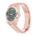 Rolex Day-Date 40 228235 Olive Green Dial Rose Gold Watch 2024 Box/Papers