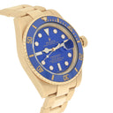 Rolex Submariner Ceramic Blue 116618LB Yellow Gold 40mm Watch Complete - 2009
