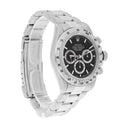Rolex Cosmograph Daytona Stainless steel Chronograph Black Dial Men's Watch 116520