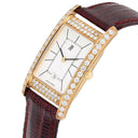 Audemars Piguet Quartz 6383 002 Diamond bezel White Dial Vintage Watch