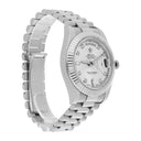 Rolex Day-Date II 218239-0006 41mm White Gold Silver Diamonds Dial - 2010