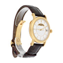 Patek Philippe 38mm Calatrava 5153j-001 Yellow Gold White Dial Leather Strap