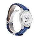 Jaeger Le Coultre  38mm Stainless Steel Blue Leather Band 142.8.92
