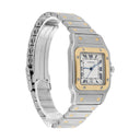 Cartier Santos Galbee Quartz 29 mm Two Tone Yellow Gold Ladies Watch 187901