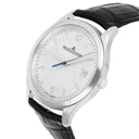 Jaeger-LeCoultre Master Control Date 176.8.40.S Q1548420 Silver Dial New Leather Strap Stainless Steel Watch