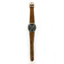 Patek Philippe Golden Ellipse 3738G-100 White Gold With Brown Leather Watch Grey Dial