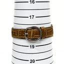 Patek Philippe Golden Ellipse 3738G-100 White Gold With Brown Leather Watch Grey Dial