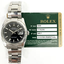Rolex Datejust Perpetual 116200 36mm Stainless Steel with Black Dial Watch 2008