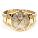 Rolex Day-Date 118205 36mm Oyster Rose Gold Watch Champagne Roman Dial 2004