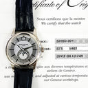 Patek Philippe Complications Annual Calendar 40mm 5205G-001 White Gold With Blue Leather Watch Grey Dial 2014