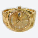 Rolex Day-Date President 40mm 228238 YG Fluted Bezel Champagne Diamond Dial President Bracelet 2015