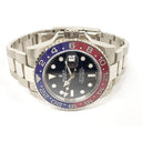 Rolex GMT-Master II Pepsi Bezel 116719BLRO Oyster White Gold Men's Watch Black Dial 2018