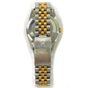 Rolex Datejust 36mm 16233 Jubilee Stainless Steel & Yellow Gold Watch Black Arabic Dial 1992