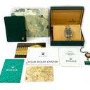 Rolex Datejust 36mm 16233 Jubilee Stainless Steel & Yellow Gold Watch Black Arabic Dial 1992