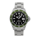 Rolex Submariner Date 40mm 16610LV Oyster Stainless Steel with Kermit Dial Watch 2008