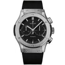 Hublot Classic Fusion 521.NX.1171.RX Titanium with Black Rubber Watch Black Dial