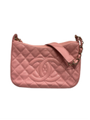 Chanel Pink Shoulder Bag Caviar