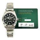 Rolex Explorer Black Arabic & Index Dial  36mm 124270  SS Oyster Watch 2023