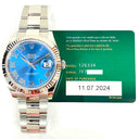 Rolex Datejust 126334-0025 Stainless Steel Watch Blue Roman Dial 2024