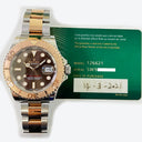 Rolex Yacht-Master 40mm Oyster 126621-0001 Two Tone Stainless Steel & Rose Gold Watch Chocolate Dial 2021
