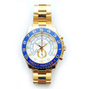Rolex Yacht-Master II 44mm Oyster 116688 Yellow Gold Watch White Dial 2013