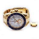Rolex Yacht-Master II 44mm Oyster 116688 Yellow Gold Watch White Dial 2013