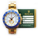 Rolex Yacht-Master II 44mm Oyster 116688 Yellow Gold Watch White Dial 2013