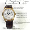 Patek Philippe Calatrava 5296R-001 Rose Gold with Brown Leather Watch Silver Dial 2018