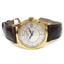 Patek Philippe Calatrava 5296R-001 Rose Gold with Brown Leather Watch Silver Dial 2018
