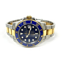 Rolex Submariner 40mm Oyster 116613LB Stainless Steel & Yellow Gold Watch Blue Dial 2017