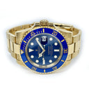Rolex Submariner Blue Dial 40mm 116618LB  Yellow Gold Oyster Watch 2019