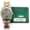 Rolex Steel/Rose Gold Rolesor Datejust 36 Watch 126231 Fluted Bezel Index Dial Oyster Bracelet 2020