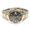 Rolex Steel/Rose Gold Rolesor Datejust 36 Watch 126231 Fluted Bezel Index Dial Oyster Bracelet 2020