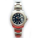 Rolex Yacht-Master 116622 Blue 40mm Platinum Bezel Steel Bracelet Watch 2013