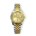 Rolex Datejust 126333-0012 YG/SS Fluted Bezel Champagne Diamond Dial Jubilee Men's Watch 2022