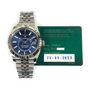 Rolex Sky-Dweller 42mm Jubilee 336934 Stainless Steel Watch Blue Index Dial