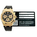 Audemars Piguet Royal Oak Chronograph 41mm 26239OR.OO.D821CR.01 Rose Gold with Brown Dial Watch 2021