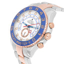 Rolex Yacht-Master II 18k 116681 Rose Gold/Steel White Dial Mens 44mm Watch