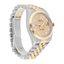 Rolex Datejust 36 Gold & Steel 116233 Champagne Diamond Dial Jubilee Watch B/P