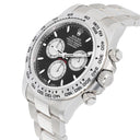 Rolex Cosmograph Daytona 18k White Gold Watch Black Dial "Baby LeMans" 126509