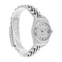 Rolex Ladies Datejust 26mm Silver Dial Fluted Bezel Jubilee Watch 69174