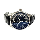 IWC Pilot Worldtimer  IW326201 Stainless Steel with Black Crocodile Leather Watch 2018