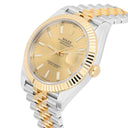 Rolex Datejust 126333-0010 41mm Champagne Index Dial 2tone Watch Jubilee Band 2022