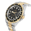 Rolex GMT Master II Black Dial Yellow Gold Steel Mens Watch 16713 Complete 2008