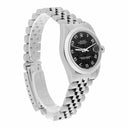 Rolex Datejust 31mm 78240 Black Arabic Dial Stainless Steel Watch Circa 2000