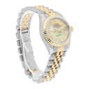 Rolex Datejust 26mm 179173 Two Tone Ladies Watch Rare Myriad Pearl Dial Jubilee